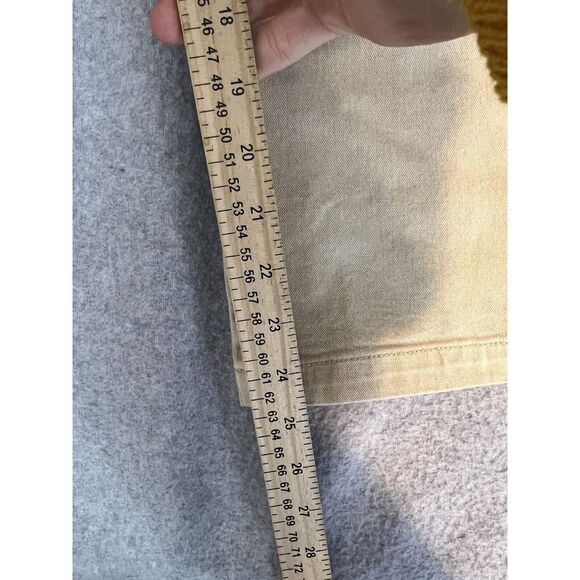 J crew slim wide leg pants womens 30 khaki brown trouser cropped - Picture 7 of 10